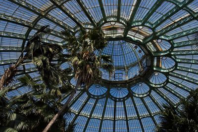 Low angle view of skylight