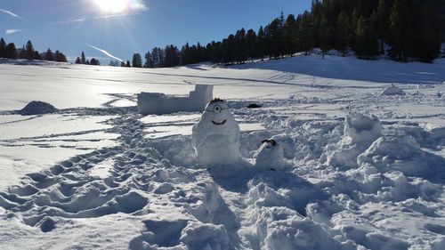 Snow covered landscape