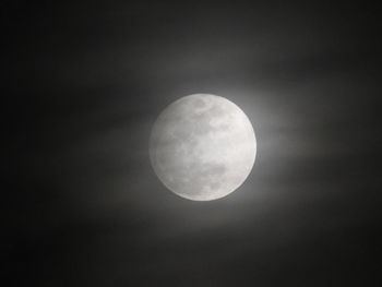 Close-up of moon against sky