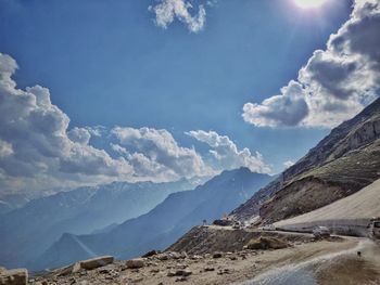 Panoramic view of landscape against sky