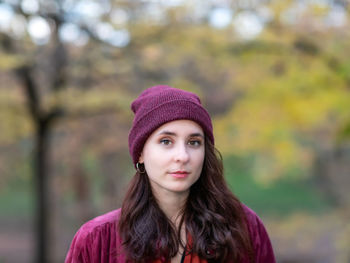 Portrait of a beautiful young woman