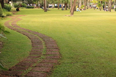 Group of people in park