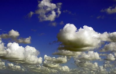 Low angle view of cloudy sky