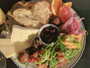 Close-up of food in plate