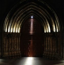 Corridor of historic building