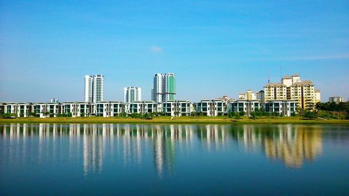 River with buildings in background