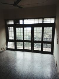 Empty room with windows