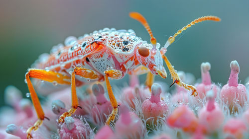 Close-up of insect on flower