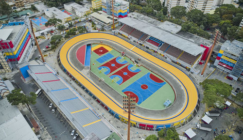 Caracas, venezuela, may 2022, multisport sports complex teo capriles velodrome.