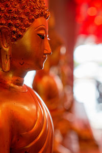 Close-up of buddha statue