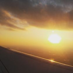 Scenic view of sky during sunset