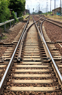 View of railroad tracks