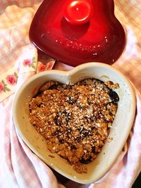 Close-up of served food