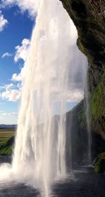 View of waterfall