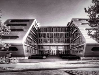 Modern office building against sky