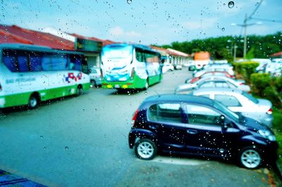 Cars on road