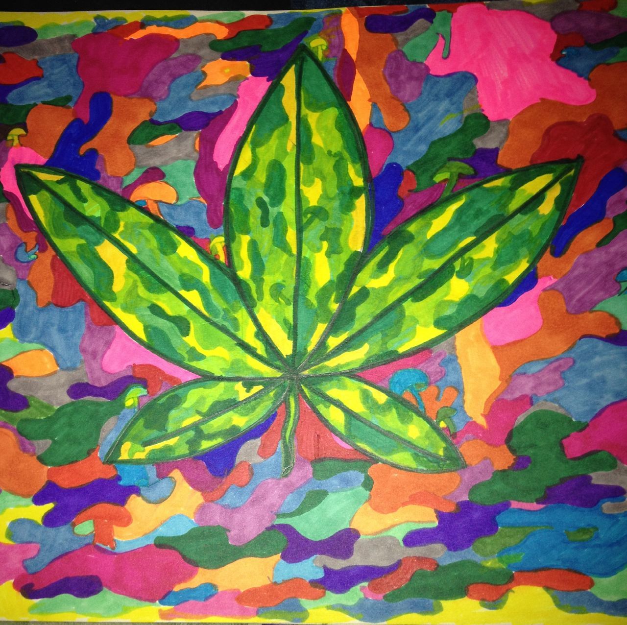 Marijuana art