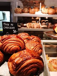 Close-up of food for sale at store