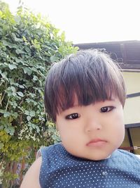 Portrait of cute girl