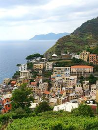 View of town by sea