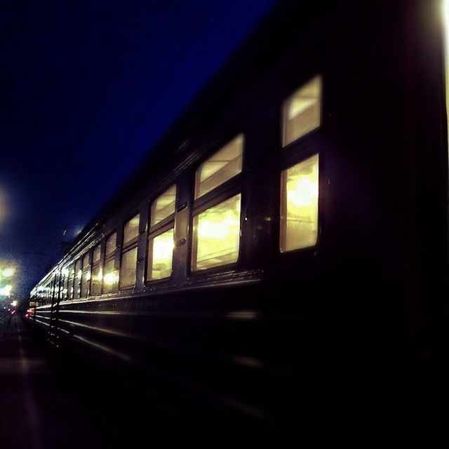 indoors, illuminated, transportation, architecture, built structure, night, the way forward, empty, diminishing perspective, dark, no people, light - natural phenomenon, road, absence, interior, window, sunlight, railroad station, glass - material, tunnel