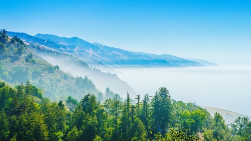 Scenic view of mountains