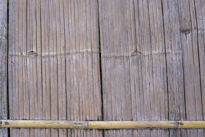 Full frame shot of wooden wall