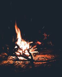 Bonfire at night