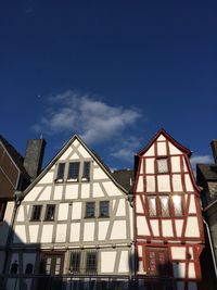 Low angle view of building against sky