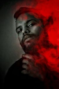 Close-up portrait of young man