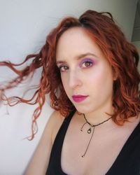 Portrait of beautiful young woman