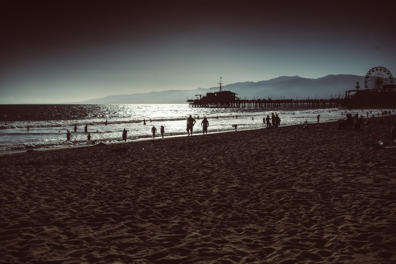 GROUP OF PEOPLE ON BEACH