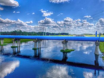 Scenic view of blue sky