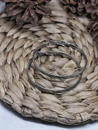 High angle view of dry leaf in basket