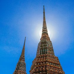 Low angle view of temple
