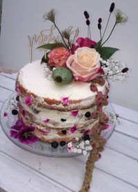 Close-up of cake on table