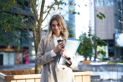 Young woman using mobile phone