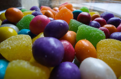 Some colorful candies on a table