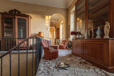 View of cat on window