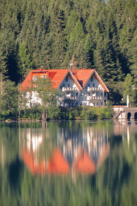Anterselva lake, south tyrol