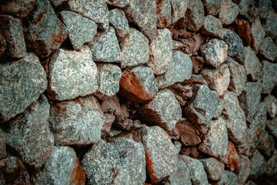Full frame shot of stone wall