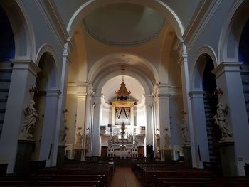 Interior of historic building