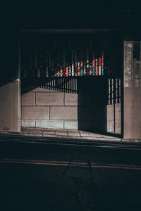 Empty entrance of building