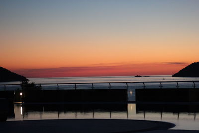 View of sky at sunset