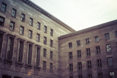 Low angle view of building against sky