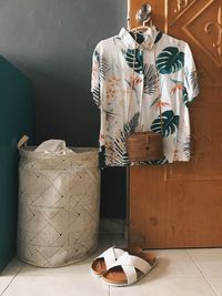 Man standing at home