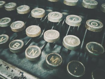 Close-up of computer keyboard