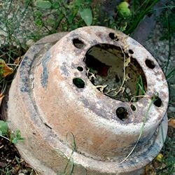 Close-up of rusty metal