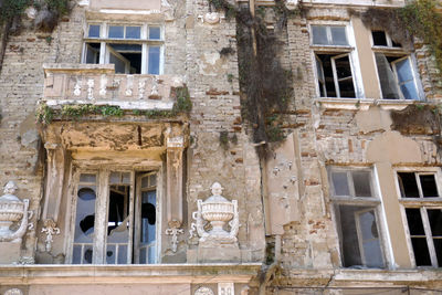 Low angle view of historical building