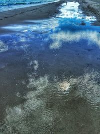View of waves on beach